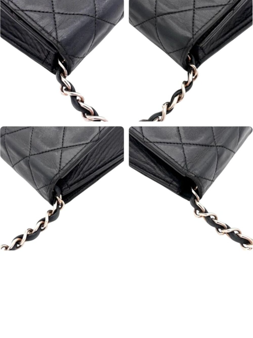 7791655CR T6 Chanel Crossbody Bag Black Lambskin - Picture 9 of 11